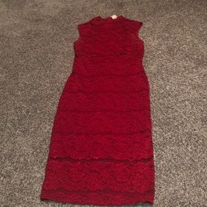 🌹Floral red dress 🌹